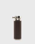 Tsubota Pearl - Quest Leather Petrol Lighter [Brown] - BindleStore.