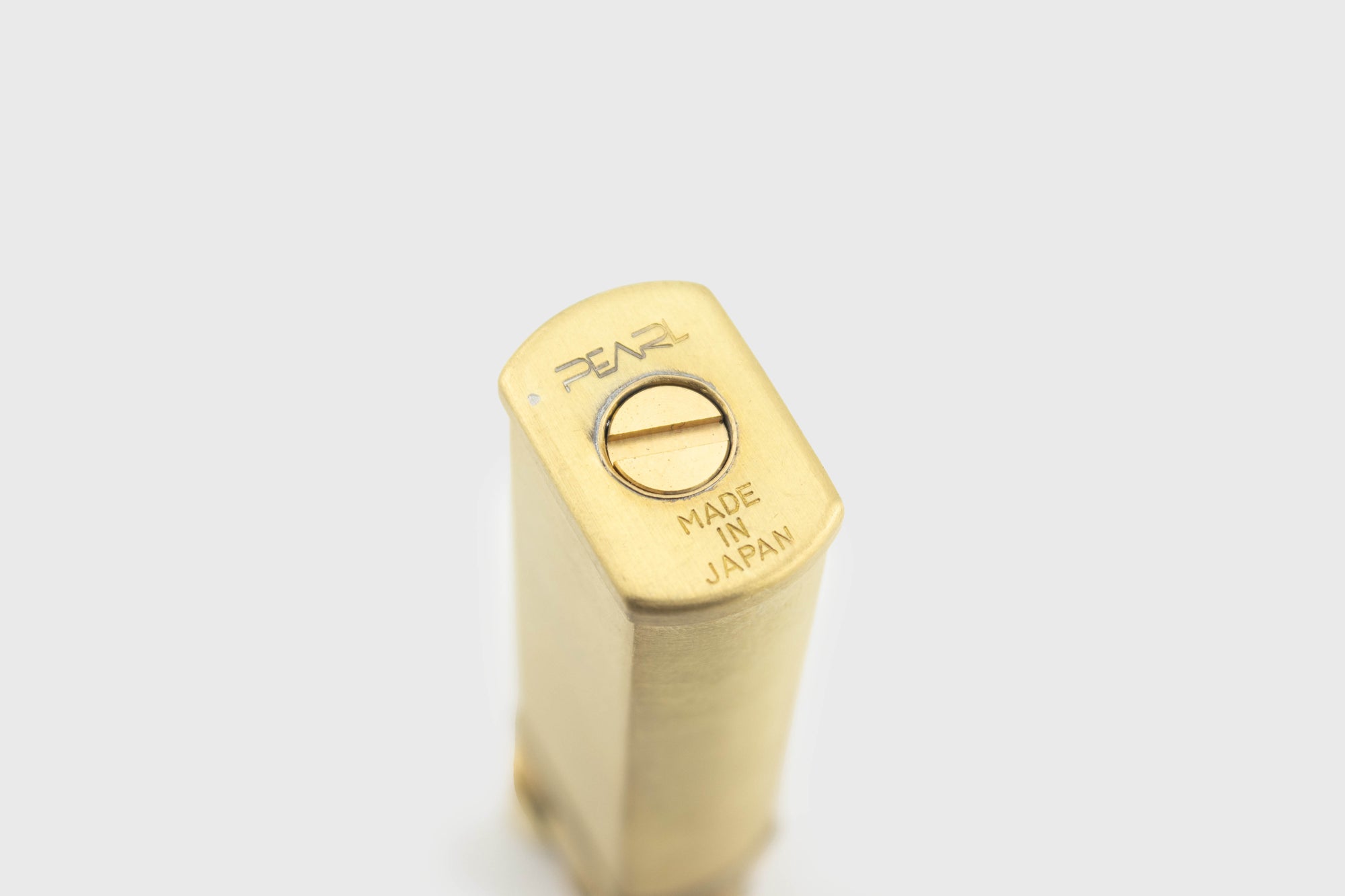 Tsubota Pearl - Bolbo Petrol Lighter [Brass] - BindleStore.
