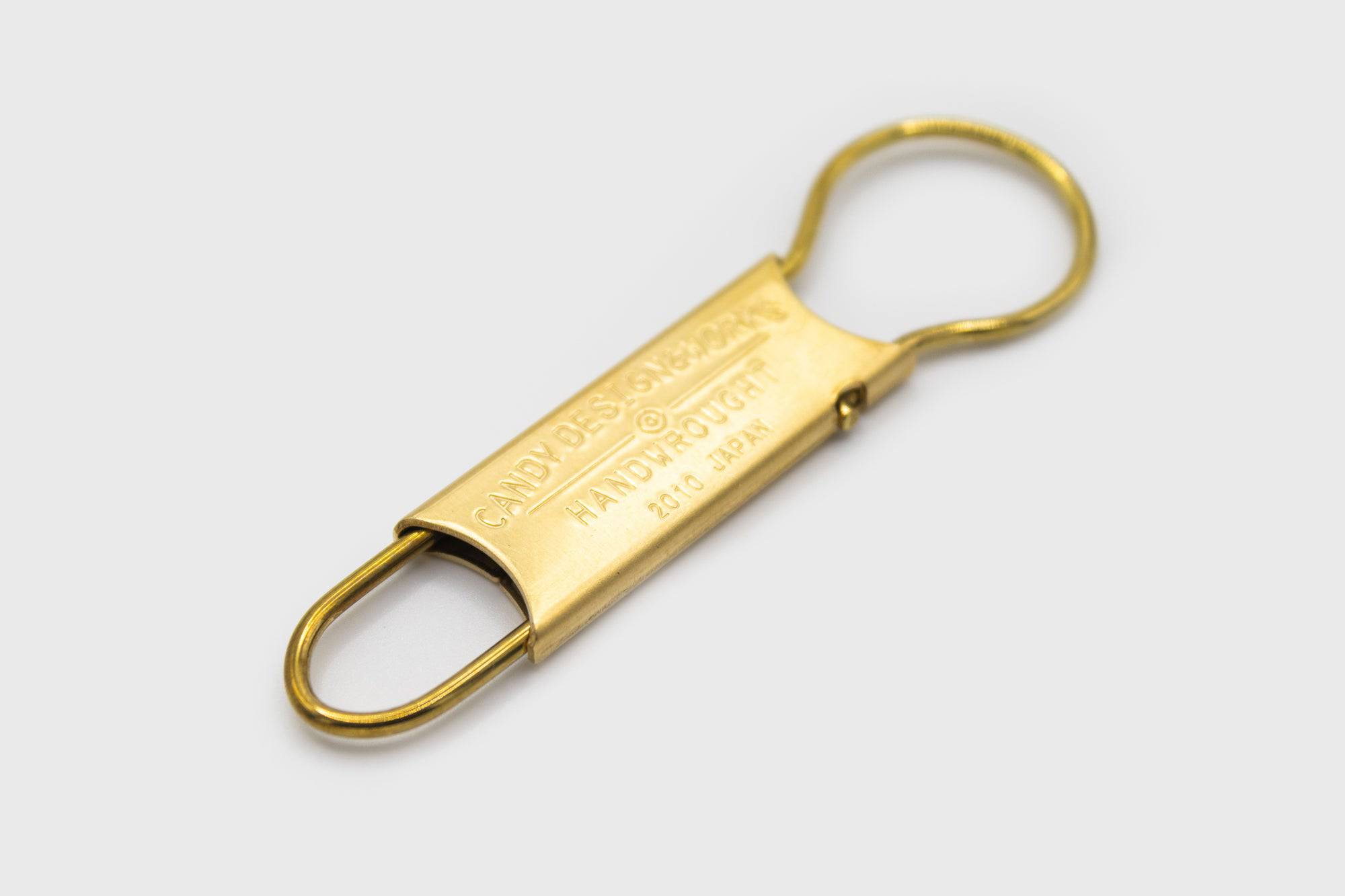 CANDY DESIGN & WORKS - Gordon Brass Key Ring - BindleStore.