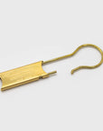 CANDY DESIGN & WORKS - Gordon Brass Key Ring - BindleStore.