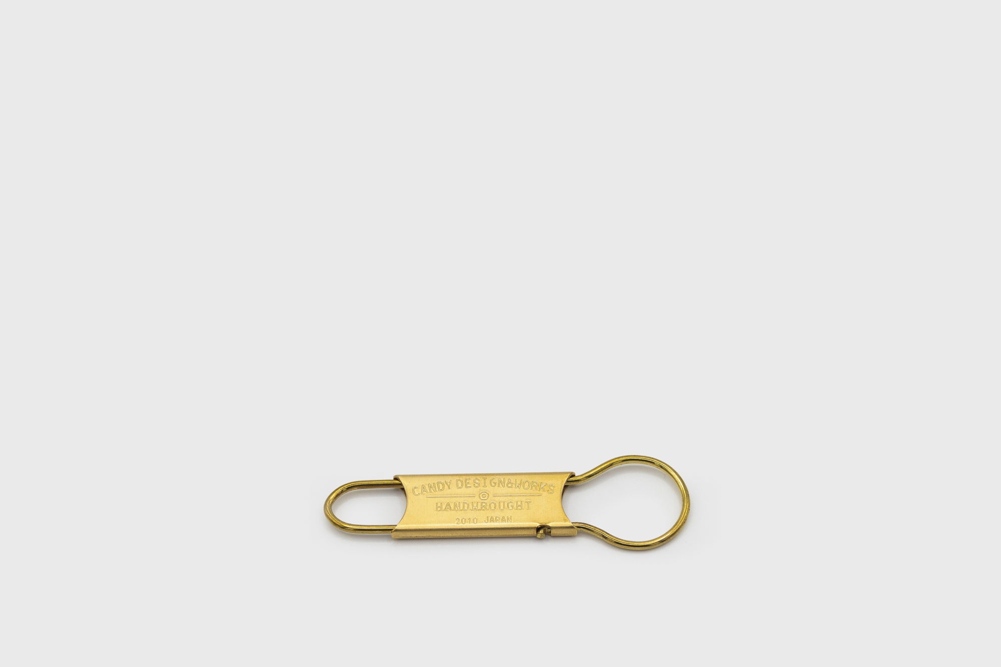 CANDY DESIGN & WORKS - Gordon Brass Key Ring - BindleStore.