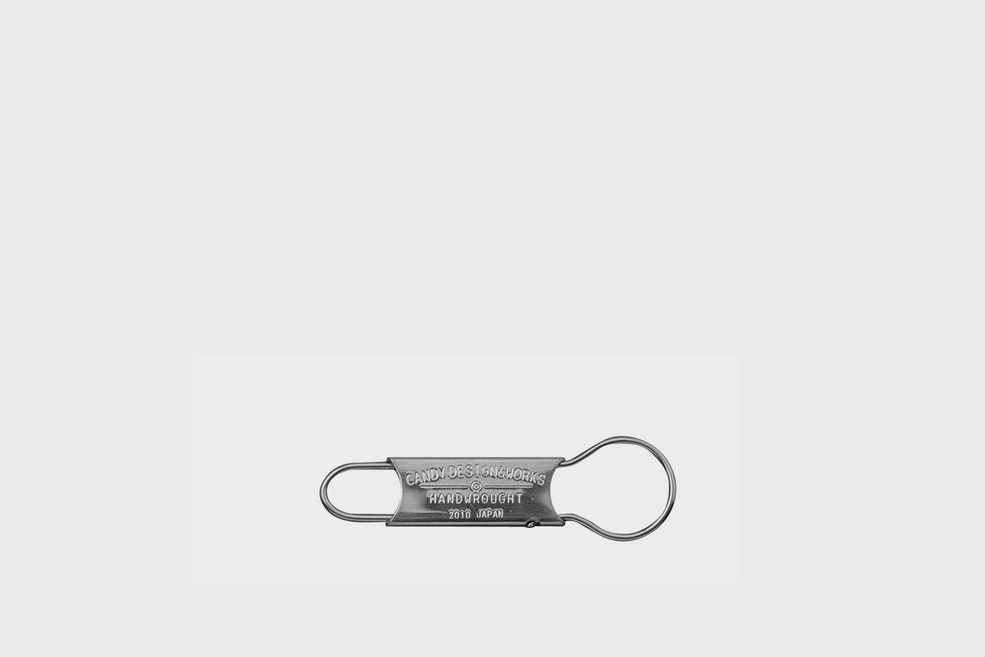 CANDY DESIGN & WORKS - Gordon Nickel Key Ring - BindleStore.