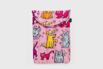 13/14” Puffy Laptop Sleeve [Keith Haring Pets]