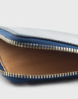 Il Bussetto - Corner Zippy Wallet [Blue] - BindleStore.