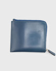 Il Bussetto - Corner Zippy Wallet [Blue] - BindleStore.