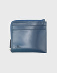 Il Bussetto - Corner Zippy Wallet [Blue] - BindleStore.