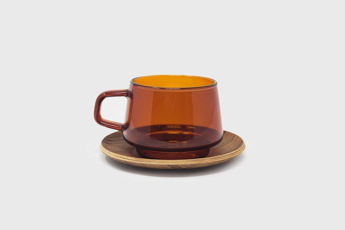 KINTO - Sepia Cup &amp; Saucer - BindleStore.