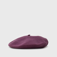 Classic Wool Béret Hats, Scarves & Gloves [Accessories] Kopka Accessories Mauve   Deadstock General Store, Manchester