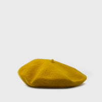 Classic Wool Béret Hats, Scarves & Gloves [Accessories] Kopka Accessories Mustard   Deadstock General Store, Manchester