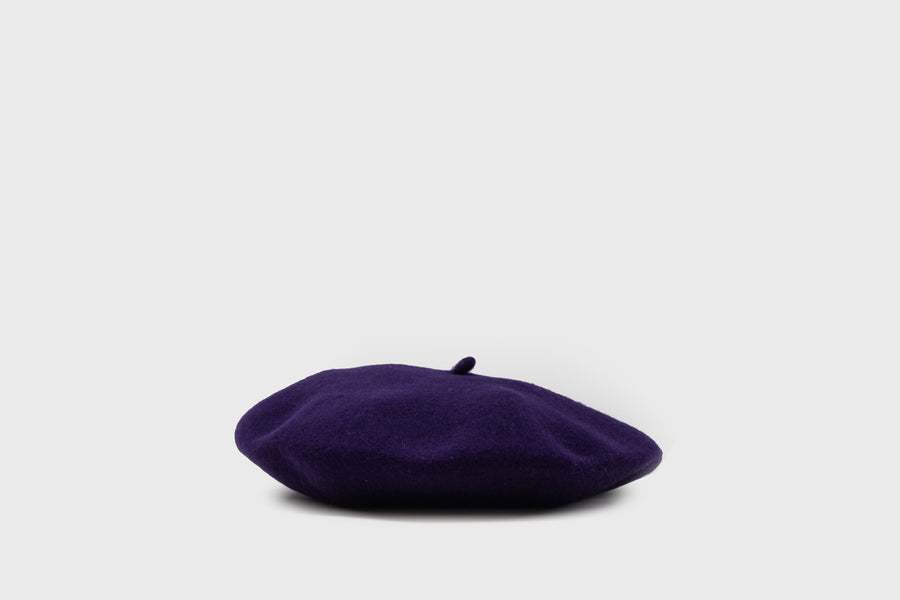 Classic Wool Béret Hats, Scarves & Gloves [Accessories] Kopka Accessories Purple   Deadstock General Store, Manchester