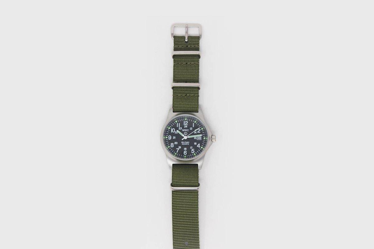 M.W.C. - G10A Infantry Watch [Steel / Olive Drab] - BindleStore.