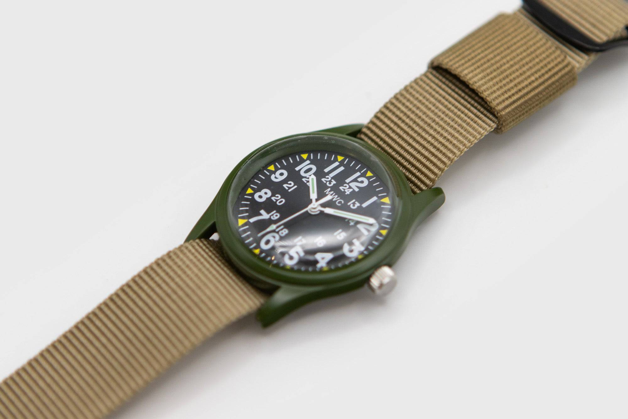 M.W.C. - U.S. 1970s Pattern Service Watch [Olive/Khaki] - BindleStore.