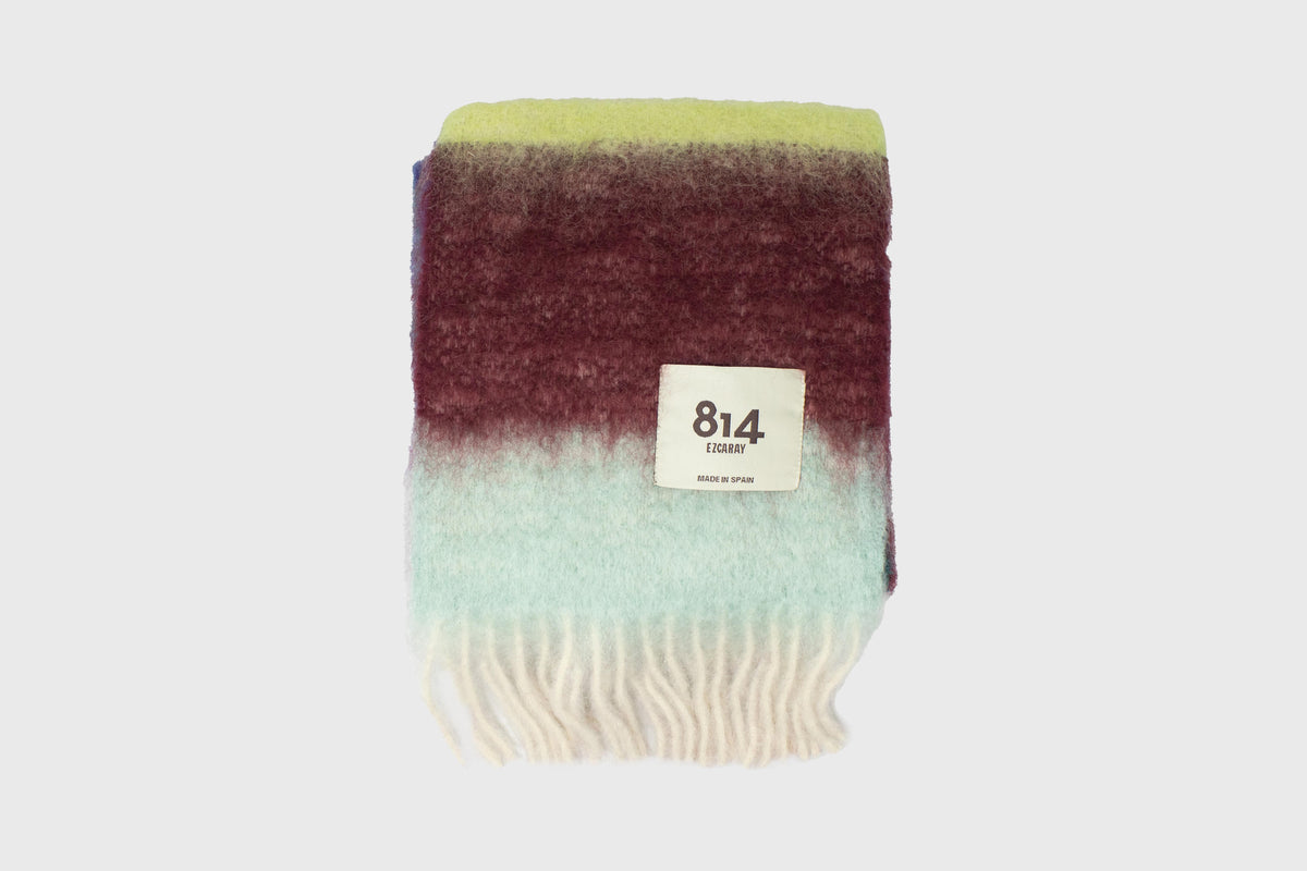 Mohair 'Matisse' Scarf [Acid Sunset]