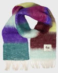 Mohair 'Matisse' Scarf [Acid Sunset]