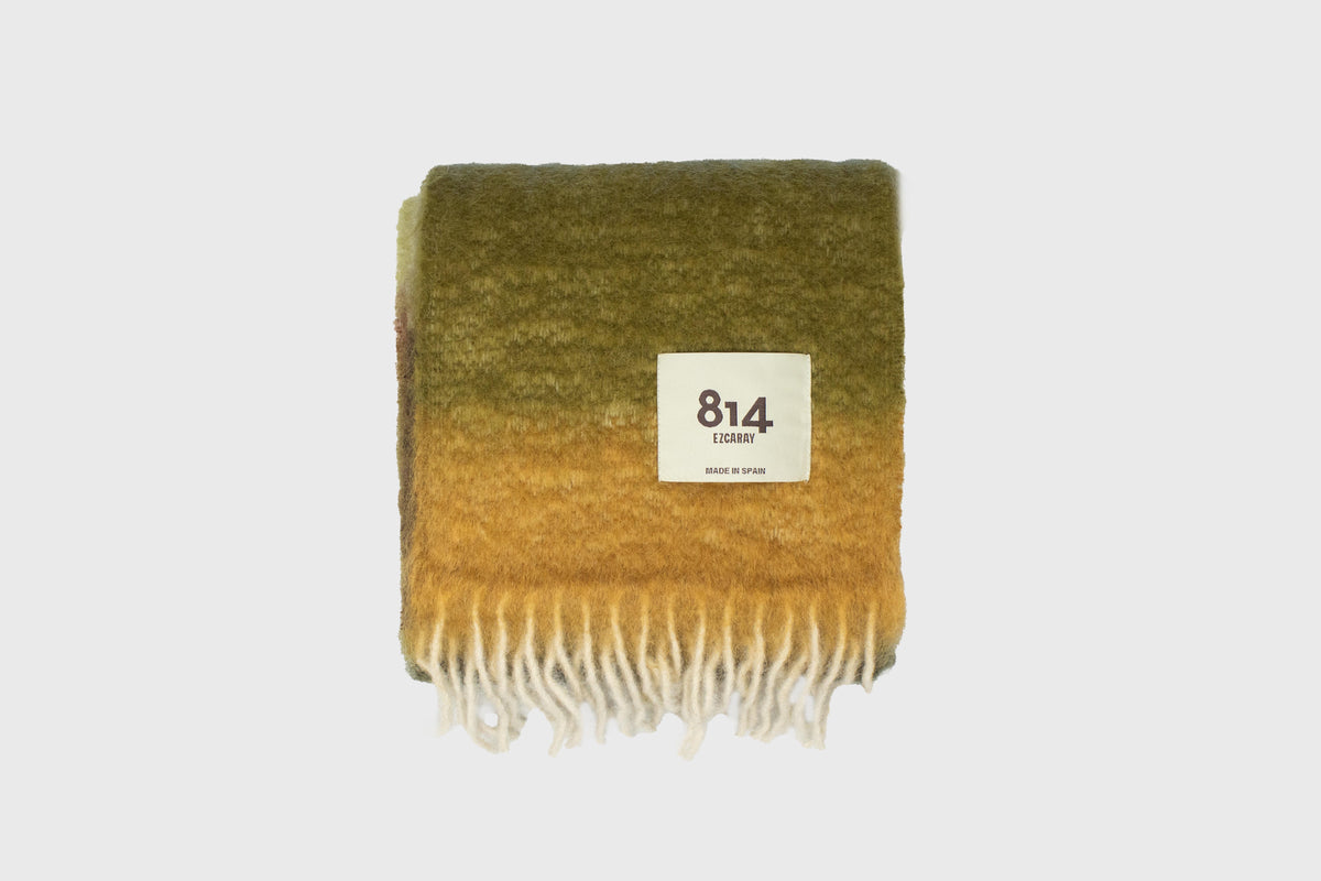 Mohair 'Matisse' Scarf [Autumn Sunset]