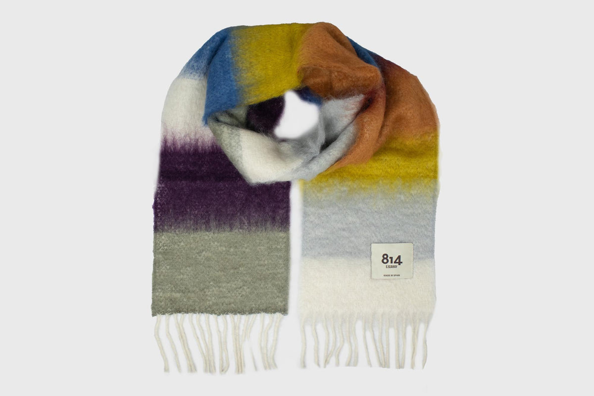 Mohair 'Matisse' Scarf [Sunset]