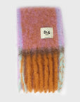 Mohair Twist Frame Scarf [Orange]