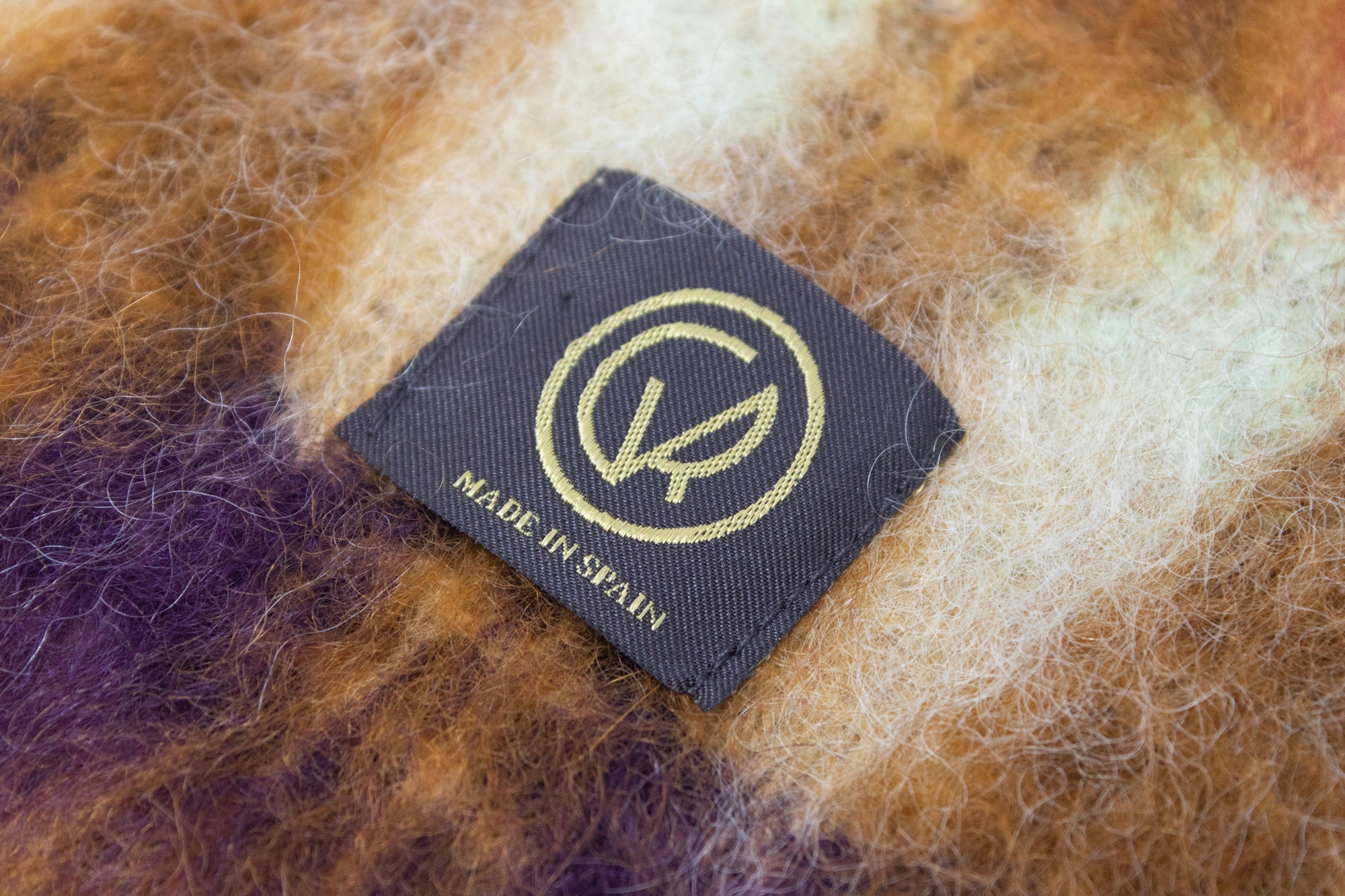 Mohair &#39;Mia&#39; Scarf [Rust]