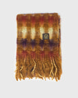 Mohair 'Mia' Scarf [Rust]