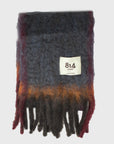 Mohair Twist Frame Scarf [Charcoal]