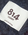 Mohair Twist Frame Scarf [Charcoal]
