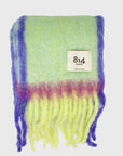 Mohair Twist Frame Scarf [Lime]