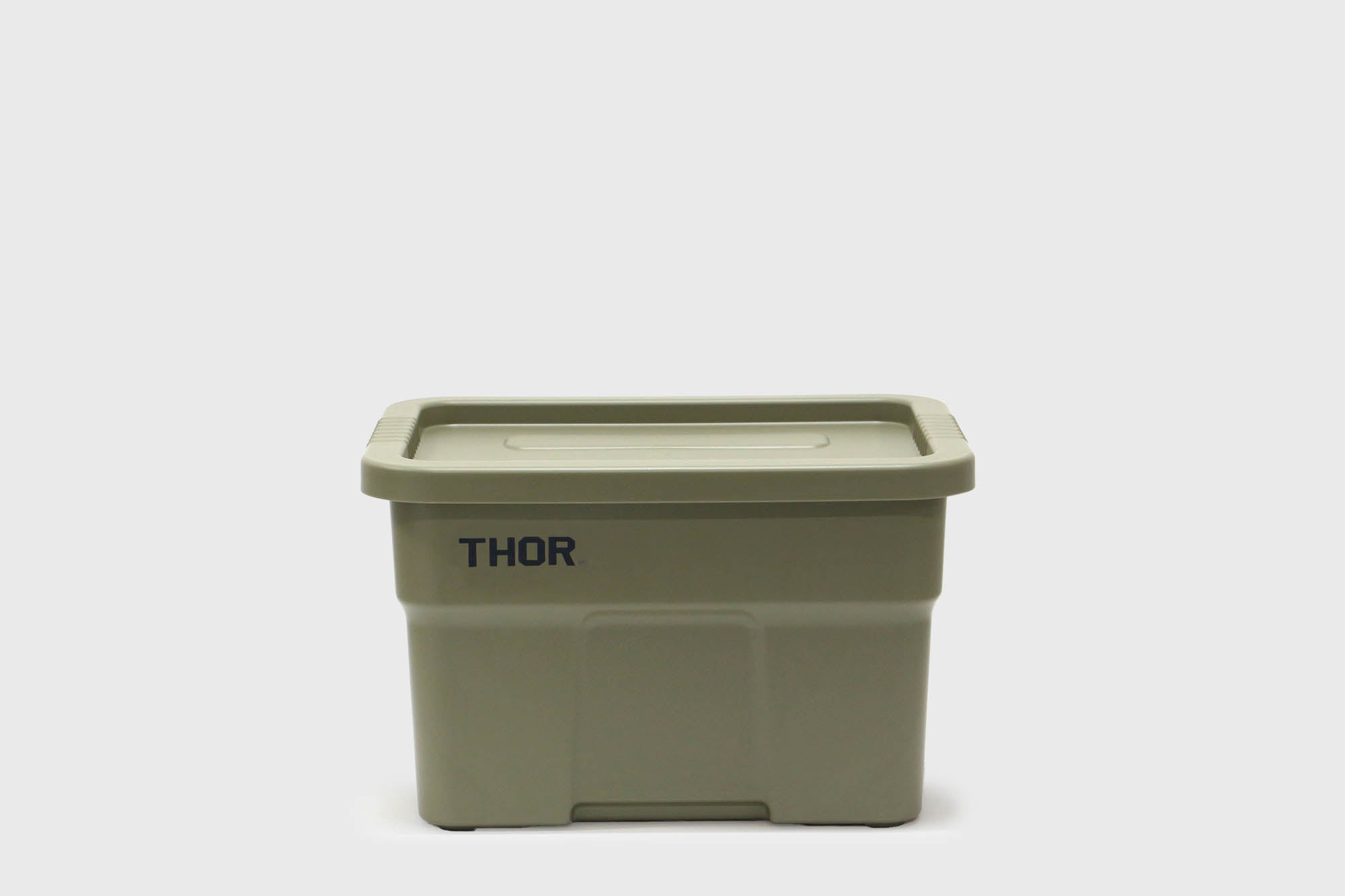 Large Tote with Lid 22L [Olive]