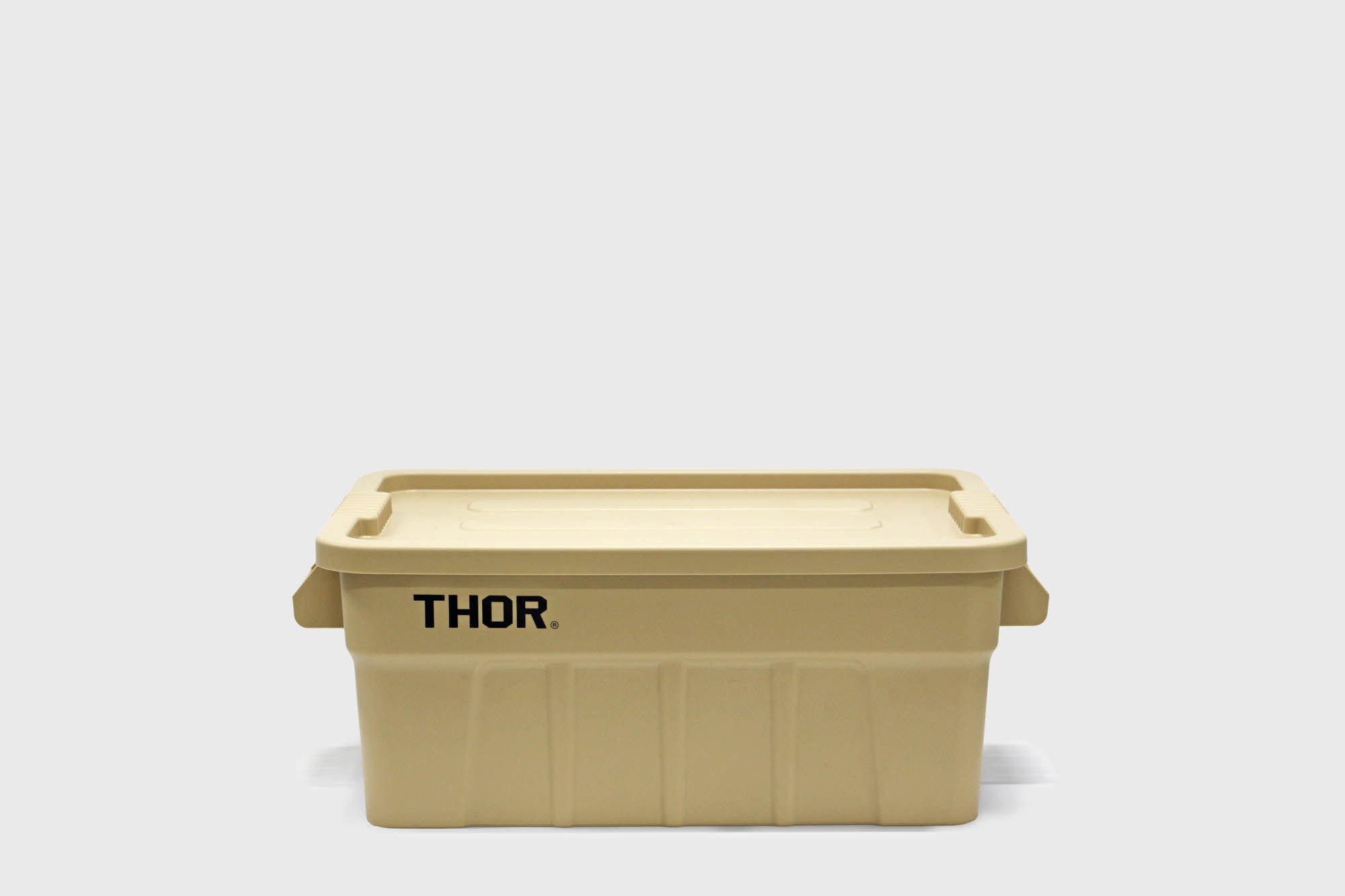 Large Tote with Lid 53L [Coyote]