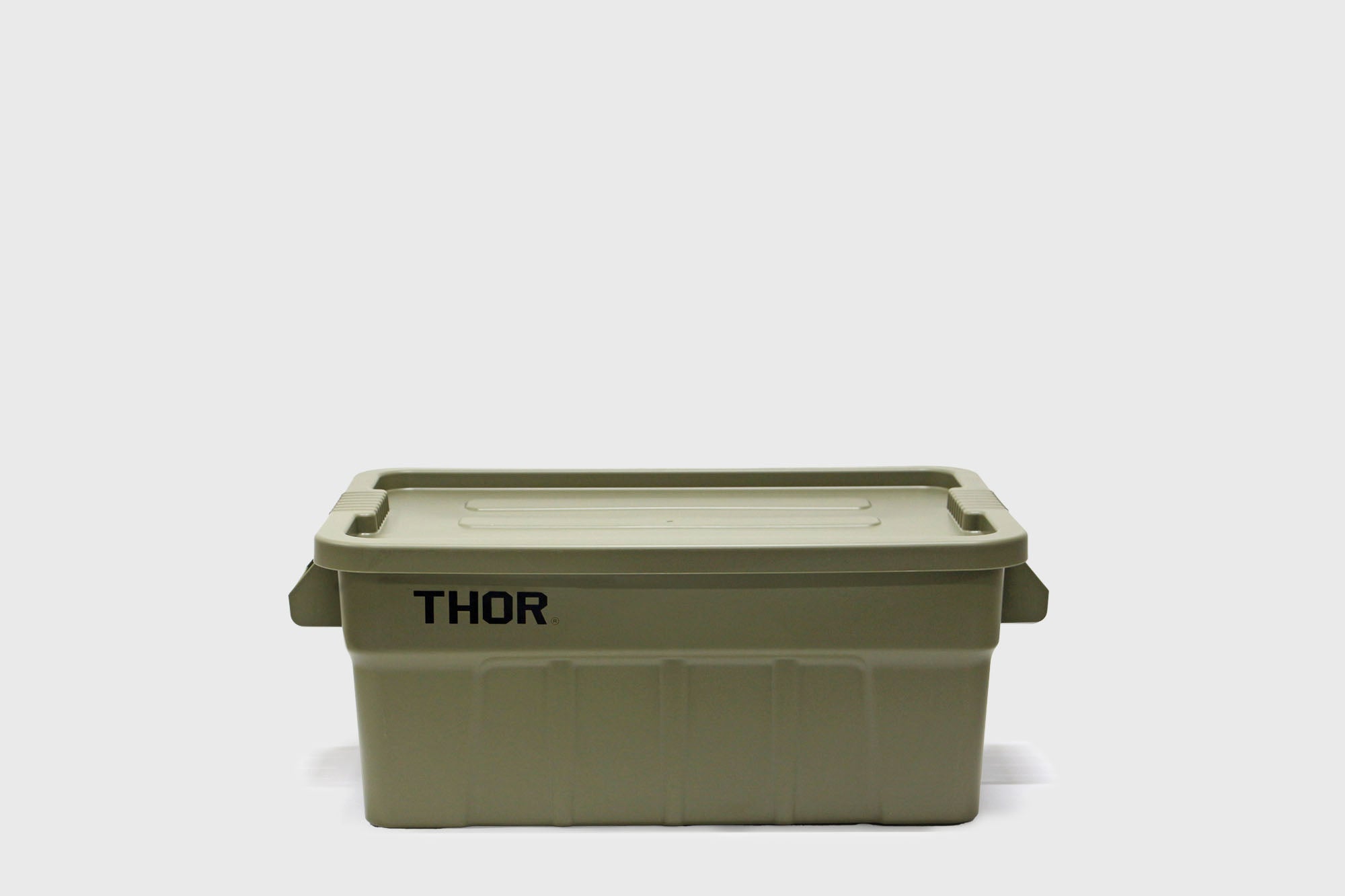 Large Tote with Lid 53L [Olive]