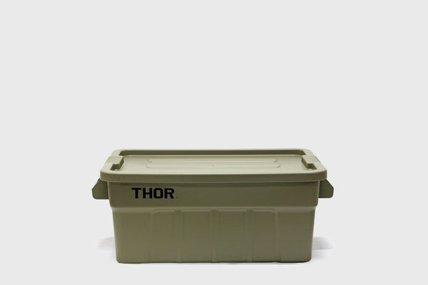 Large Tote with Lid 53L [Olive]