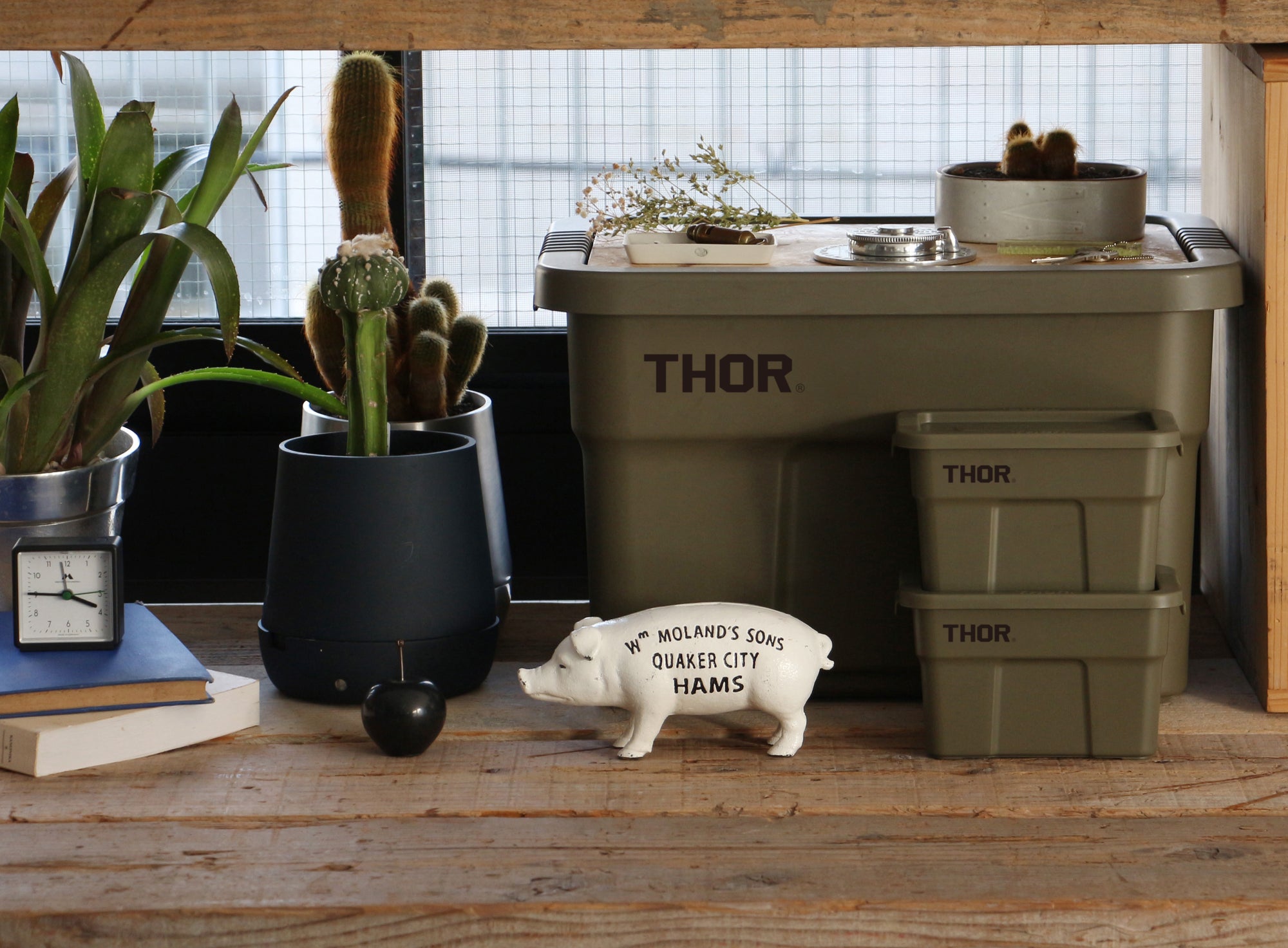 THOR - Mini Tote With Lid [Olive] - BindleStore.