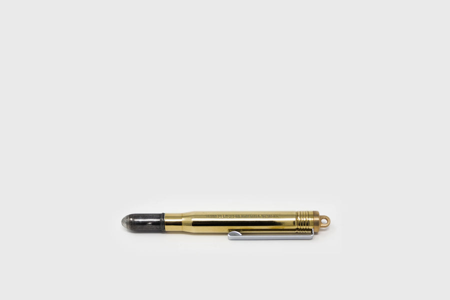 Traveler's Brass Ballpoint Pen Pens & Pencils [Office & Stationery] Traveler's Company    Deadstock General Store, Manchester