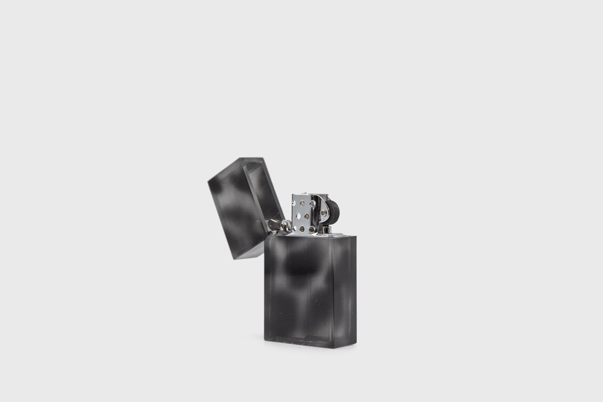 Tsubota Pearl - Hard-Edge Petrol Lighter [Marble Grey] - BindleStore.