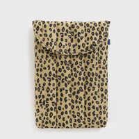 16" Puffy Laptop Sleeve [Honey Leopard] Bags & Wallets [Accessories] BAGGU    Deadstock General Store, Manchester