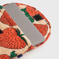 16" Puffy Laptop Sleeve [Strawberry] Bags & Wallets [Accessories] BAGGU    Deadstock General Store, Manchester