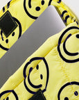 16" Puffy Laptop Sleeve [Yellow Happy] Bags & Wallets [Accessories] BAGGU    Deadstock General Store, Manchester