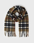 Merino Lambswool Scarf [Camel Thompson] Hats, Scarves & Gloves [Accessories] Abraham Moon    Deadstock General Store, Manchester