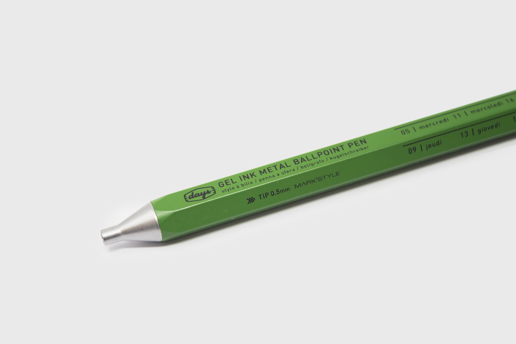 Days Gel Ballpoint [Green] Pens & Pencils [Office & Stationery] Mark's Inc.    Deadstock General Store, Manchester