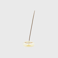 Glass Incense Holder [Yellow]