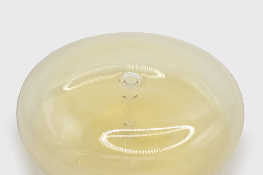 Glass Incense Holder [Yellow]