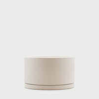 KINTO 191 Wide Ceramic Plant Pot – 170mm, pale Earth Grey colour – BindleStore. (Deadstock General Store, Manchester)