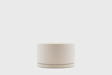 KINTO 191 Wide Ceramic Plant Pot – 170mm, pale Earth Grey colour – BindleStore. (Deadstock General Store, Manchester)