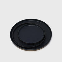 KINTO Ceramic Lab CLK-151 Plates Black - BindleStore.