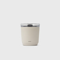 To Go Tumbler [240ml, with plug] Drinks Carriers [Accessories] KINTO White   Deadstock General Store, Manchester