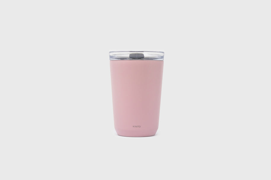 To Go Tumbler [360ml, with plug] Drinks Carriers [Accessories] KINTO Pink   Deadstock General Store, Manchester