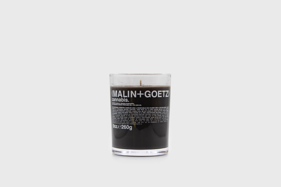 MALIN+GOETZ 'Cannabis' Glass Candle – BindleStore. (Deadstock General Store, Manchester)