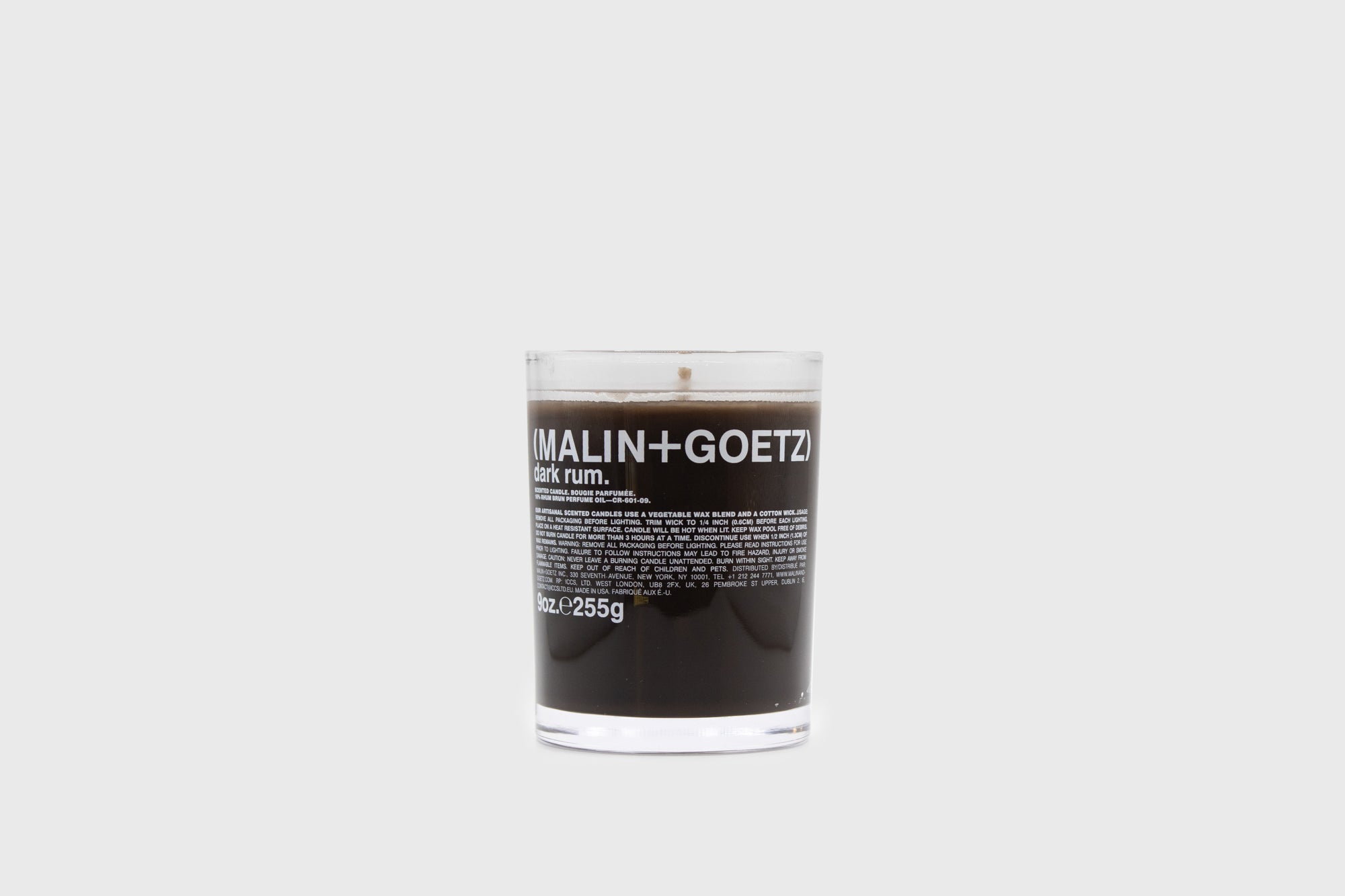 Dark Rum Candle Candles & Home Fragrance [Homeware] MALIN+GOETZ    Deadstock General Store, Manchester