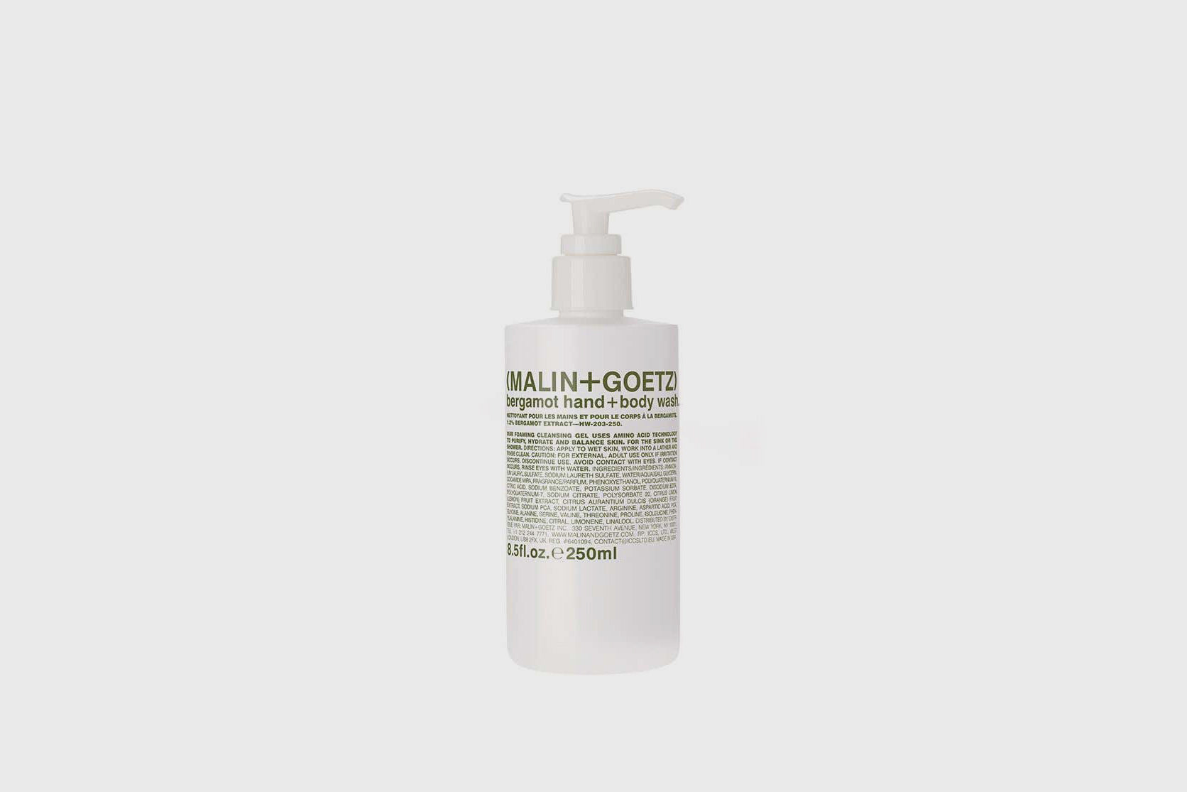 Bergamot Hand + Body Wash Body [Beauty &amp; Grooming] MALIN+GOETZ    Deadstock General Store, Manchester