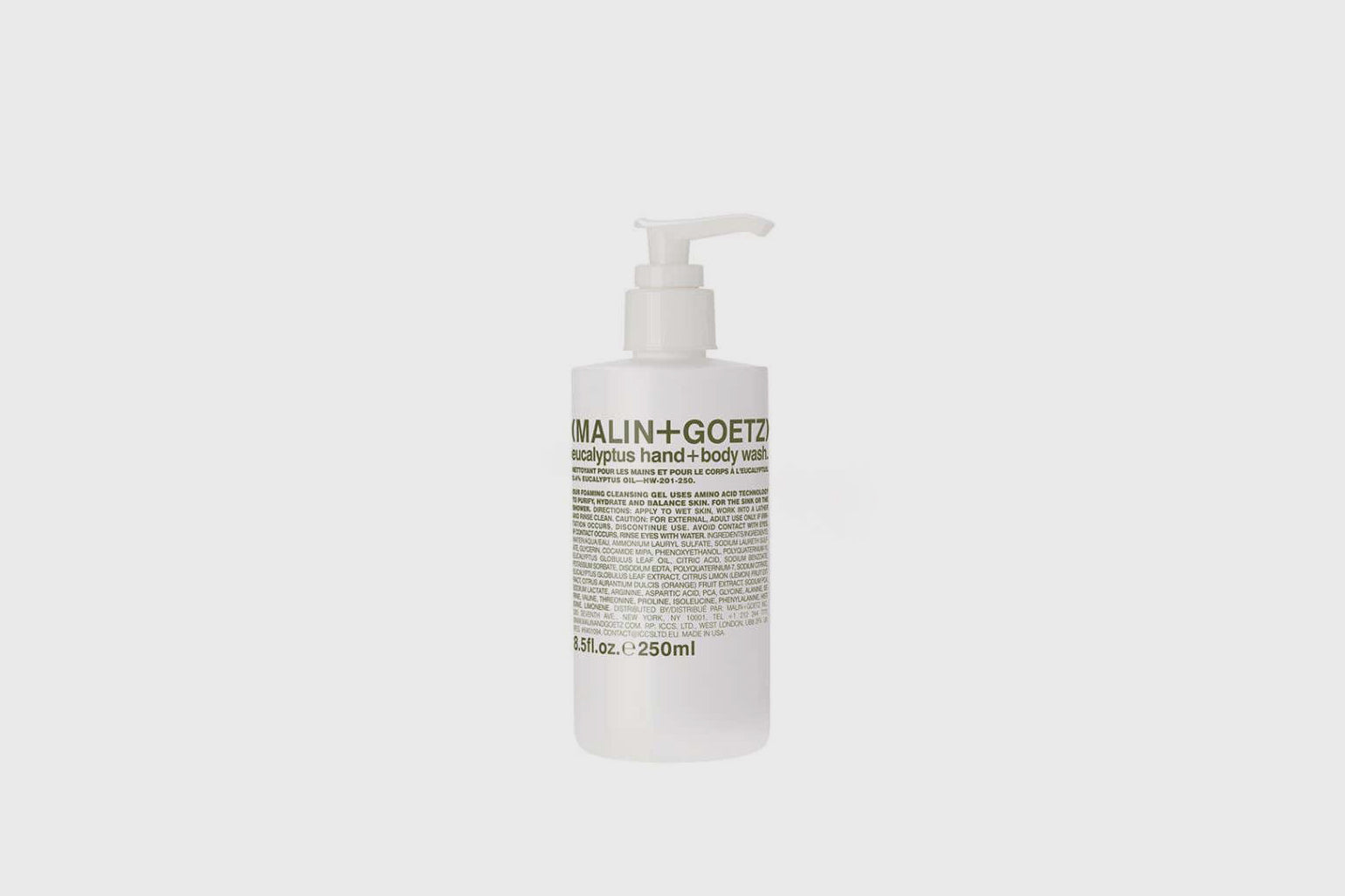 Eucalyptus Hand + Body Wash Body [Beauty & Grooming] MALIN+GOETZ    Deadstock General Store, Manchester