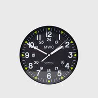 MWC Wall Clock 12 24 hour design - BindleStore.